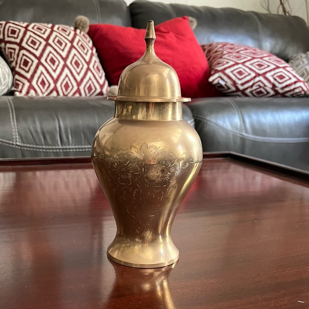 Vintage Brass Urn